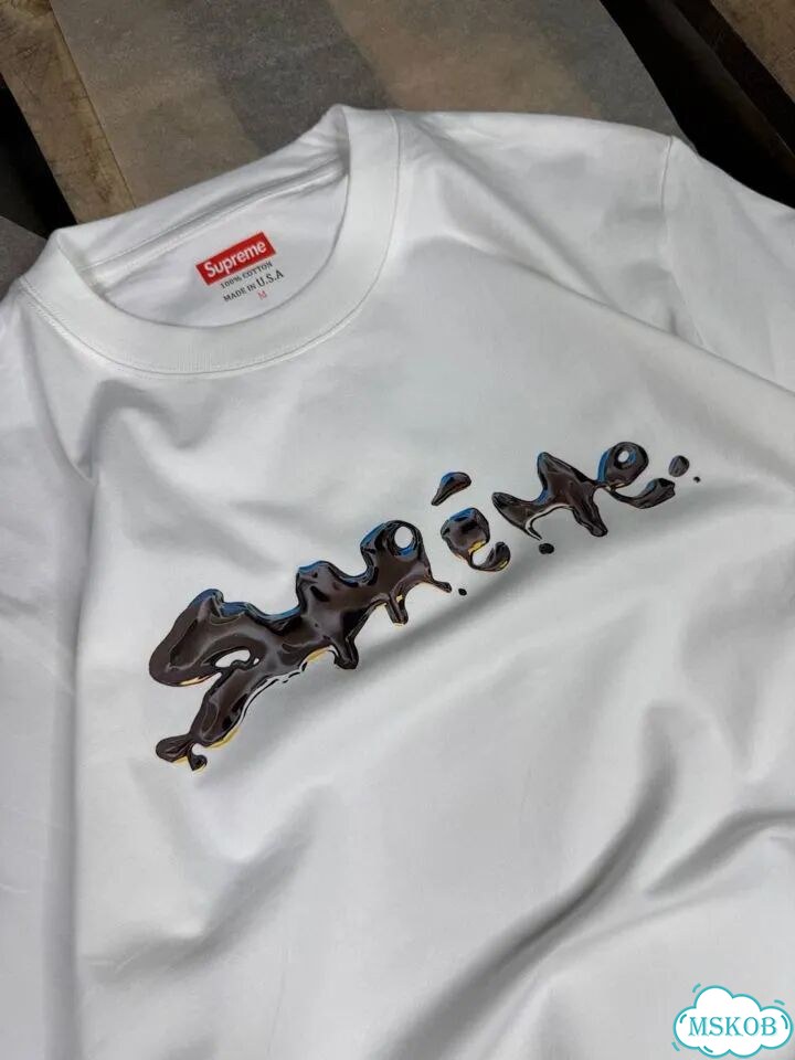 Футболка supreme белая фото 3