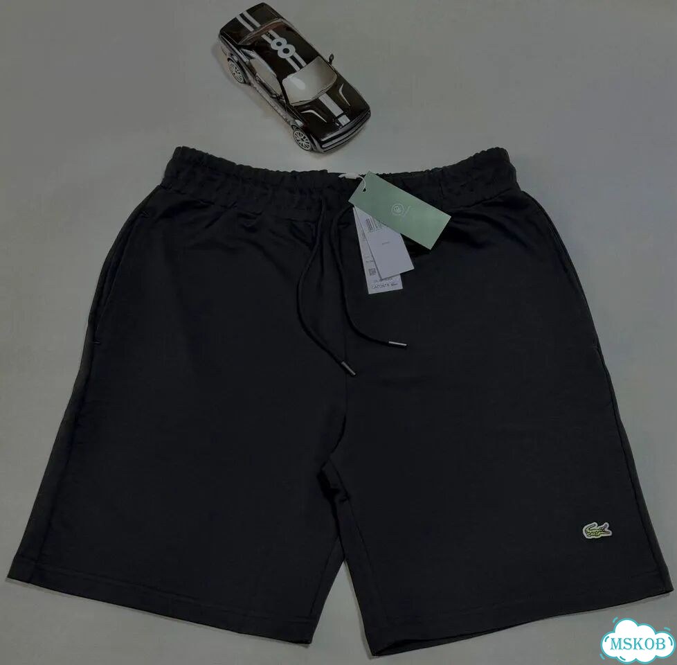 Шорты lacoste (черные) фото 1