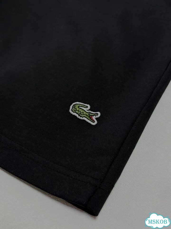 Шорты lacoste (черные) фото 2