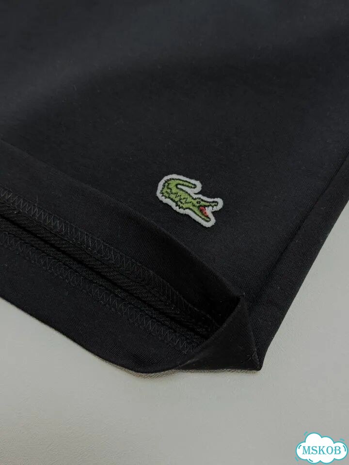 Шорты lacoste (черные) фото 3