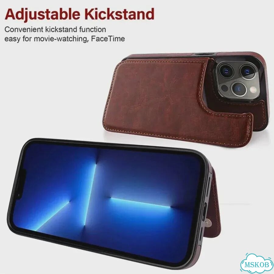 Черный кожаный чехол-флип для iPhone 11 Pro фото 4
