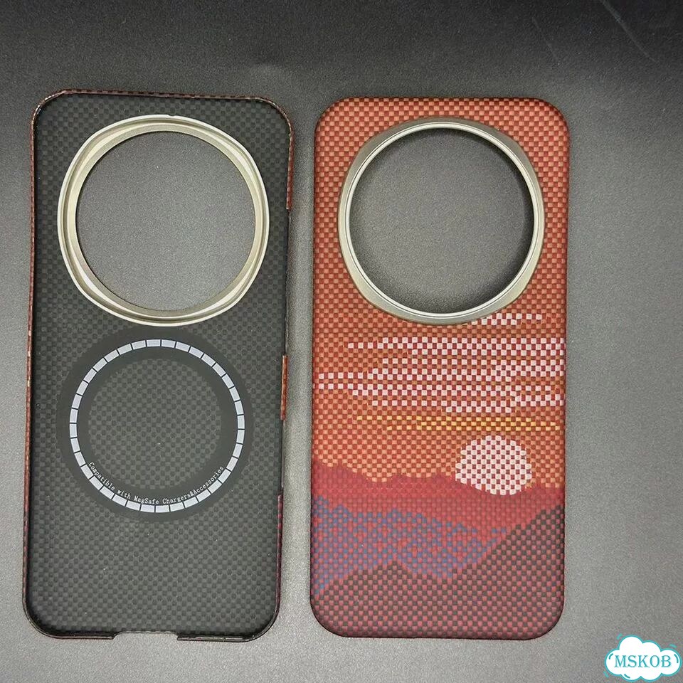 Чехол из настоящего углеродного волокна для Honor Magic 8/Magic 8 Pro для Sun(Mag), For Magic 8 Pro фото 1
