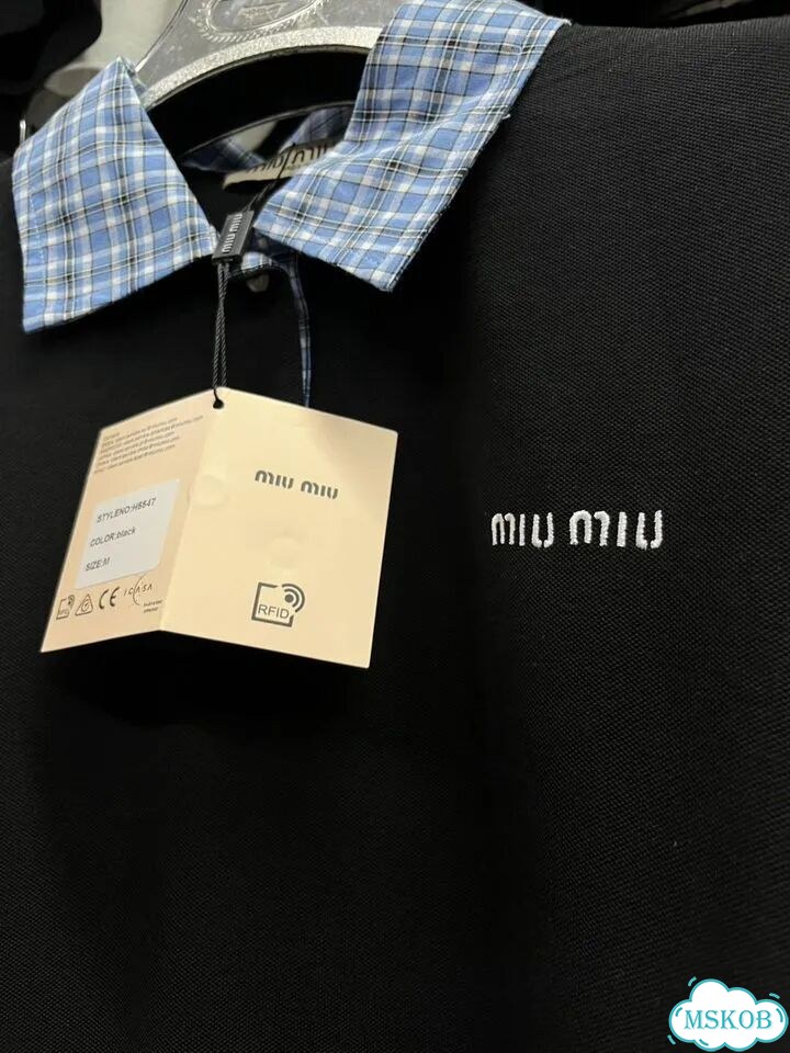 Футболка Miu Miu черный фото 4