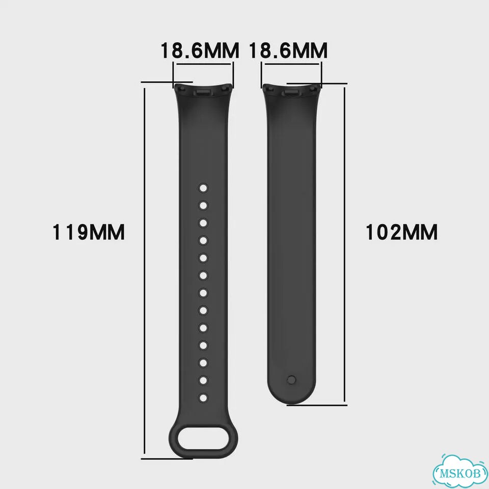 ConnectFit силиконовый ремешок для Xiaomi Mi Band 8 фото 6