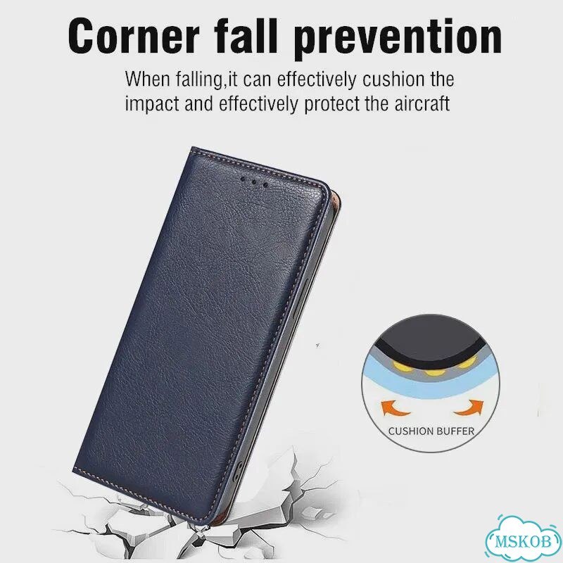 Чехол-книжка для Xiaomi Poco C65, Poco X6 Pro, F6, M6, M5, Темно-синий, Dark Blue(2), Poco F6 5G фото 6