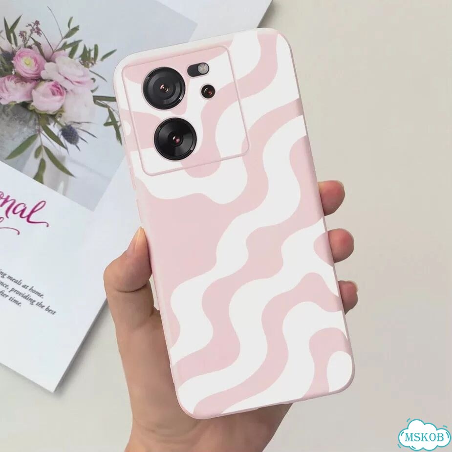 Для Xiaomi 13T Pro Case Lovely Candy Painted Back Cover 6,67 дюйма Мягкий силиконовый чехол для теле фото 1