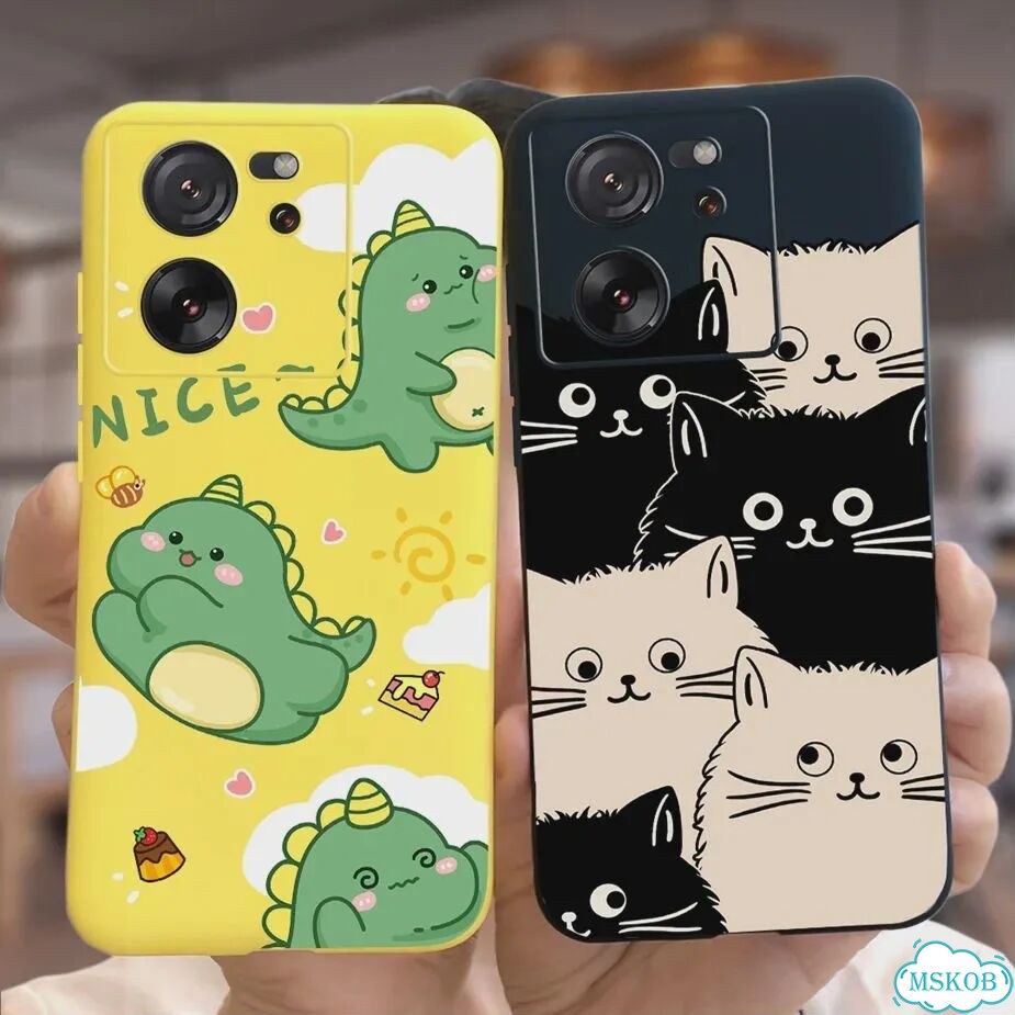 Для Xiaomi 13T Pro Case Lovely Candy Painted Back Cover 6,67 дюйма Мягкий силиконовый чехол для теле фото 4