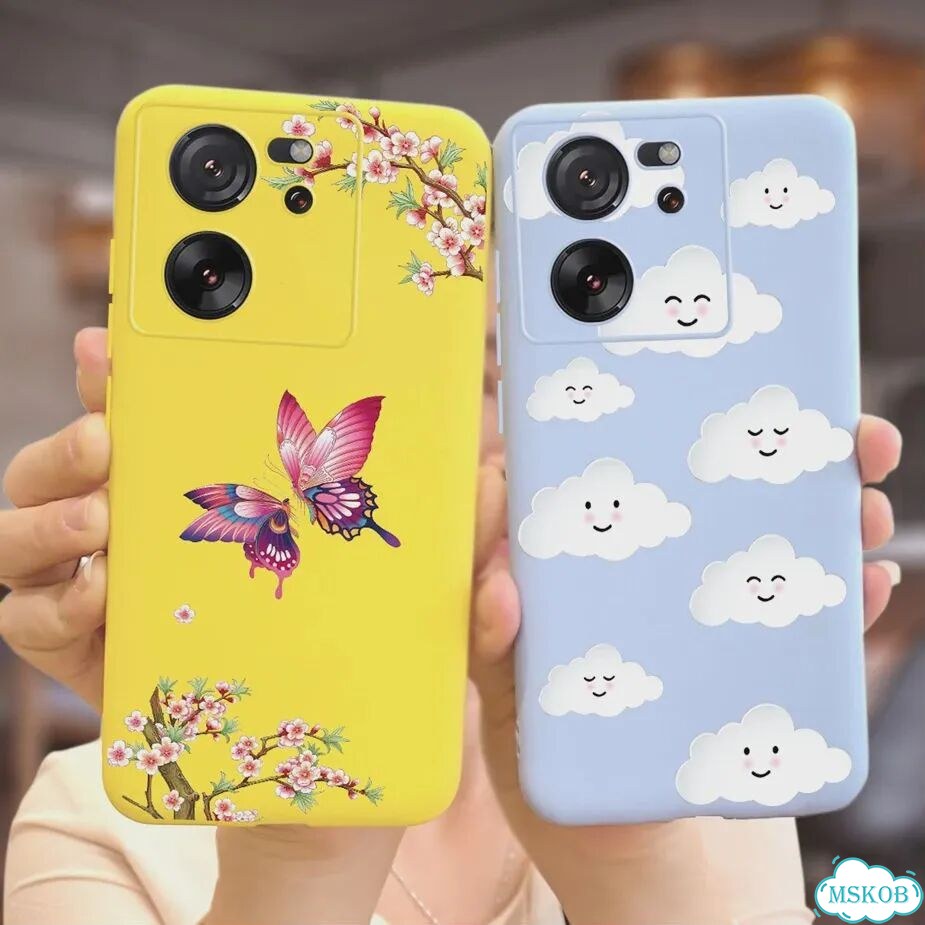 Для Xiaomi 13T Pro Case Lovely Candy Painted Back Cover 6,67 дюйма Мягкий силиконовый чехол для теле фото 5