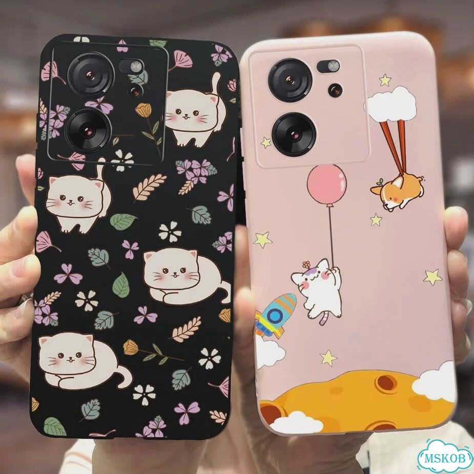 Для Xiaomi 13T Pro Case Lovely Candy Painted Back Cover 6,67 дюйма Мягкий силиконовый чехол для теле фото 6