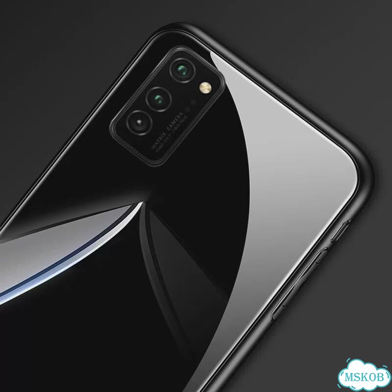 Красный чехол для Samsung Galaxy A71 5G из закаленного стекла с кольцом фото 6