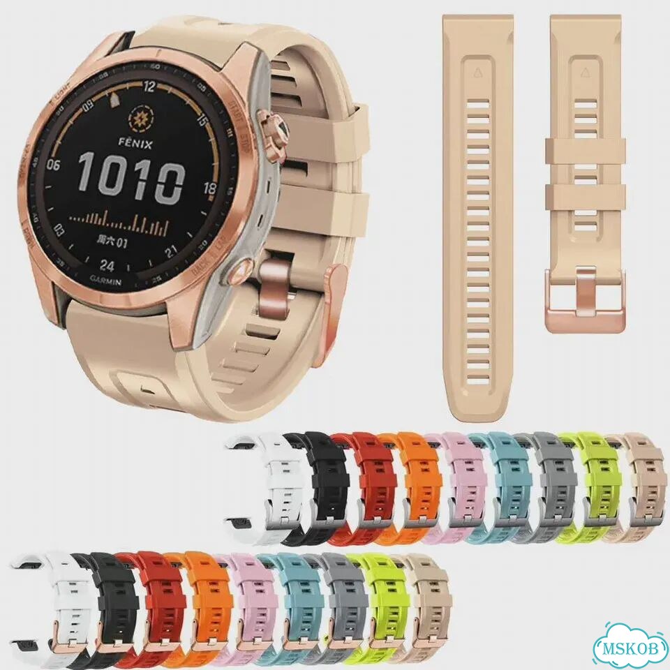 Ремешок Garmin Fenix 6S Pro, blue 1 фото 2