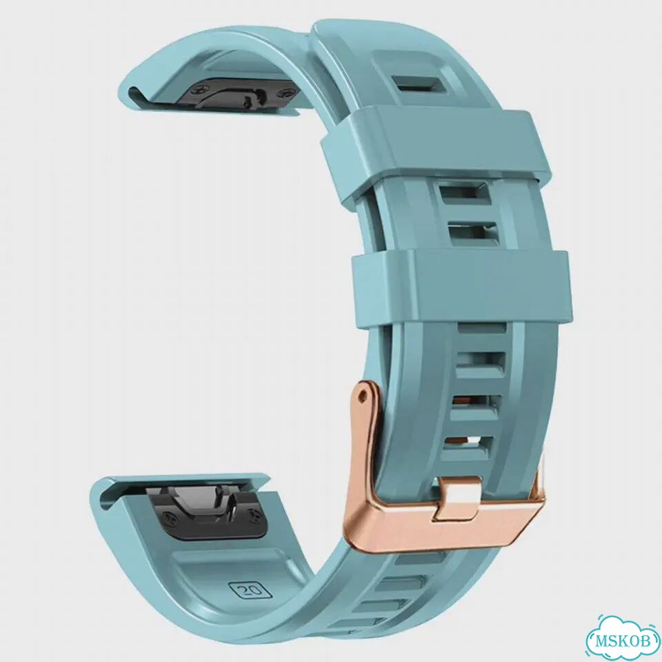 Ремешок Garmin Fenix 6S Pro, blue 1 фото 6