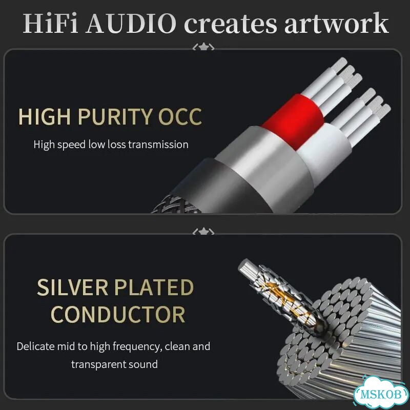 Одна пара hifi посеребренный акустический кабель Hi-end OCC провод динамика для систем Hi-Fi Y штеке фото 4