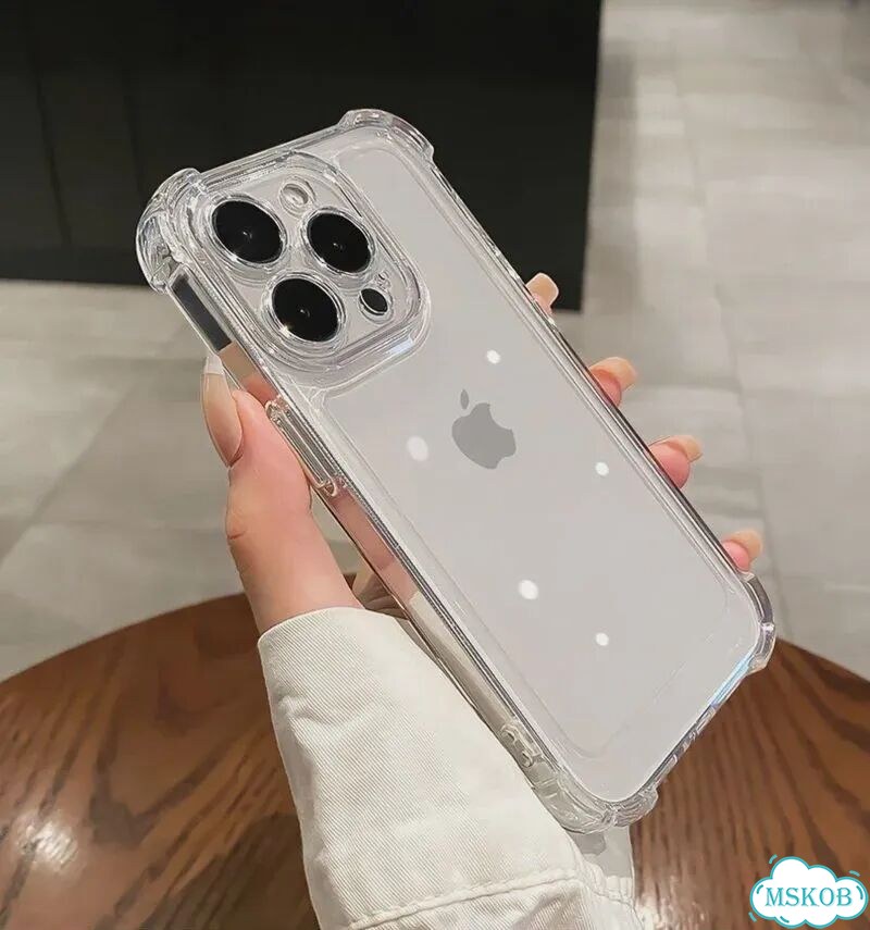 Противоударный чехол Clear для iPhone 13 Pro Max, Серый фото 4