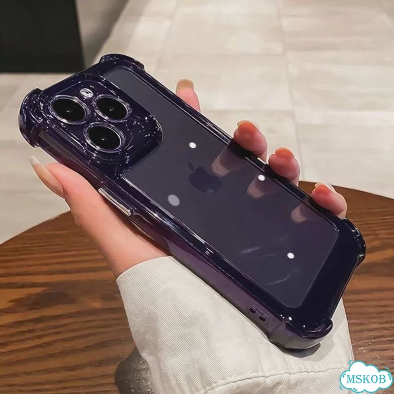 Противоударный чехол Clear для iPhone 13 Pro Max, Серый фото 5