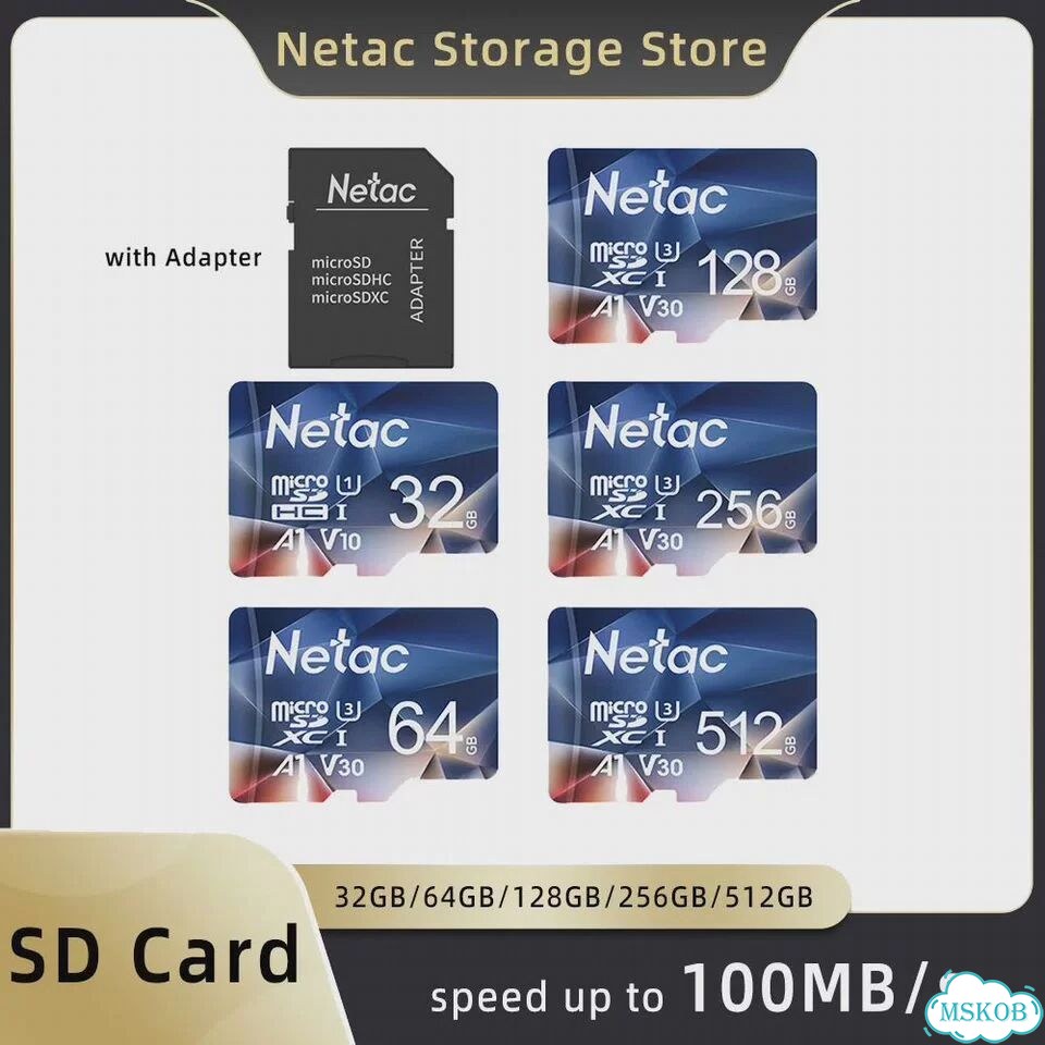 Карта памяти Netac microsdxc 32/64/128/256/512 гб 256GB фото 1