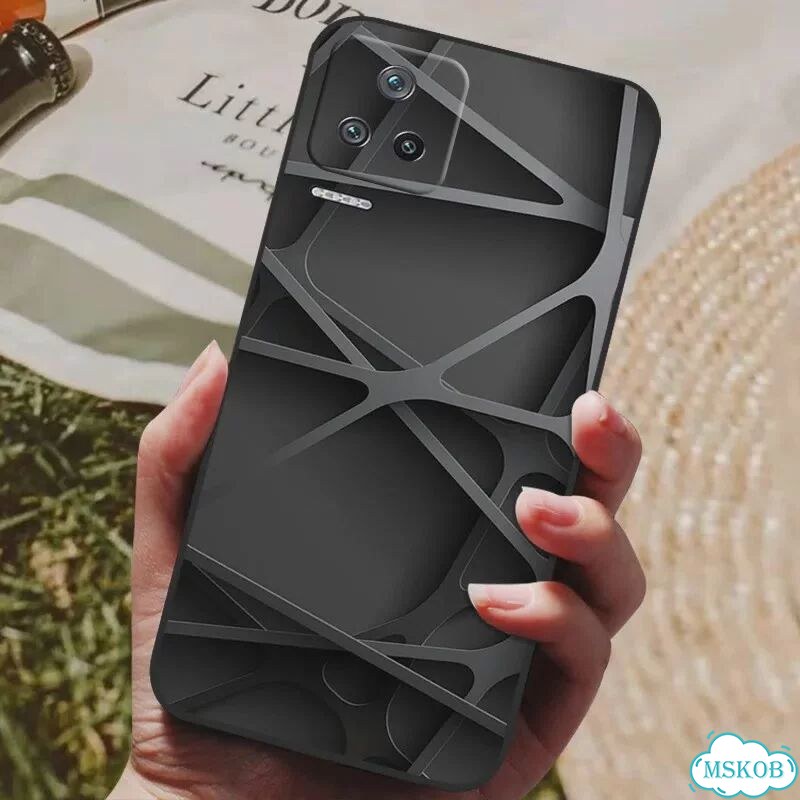 Чехол для Xiaomi Poco F4 5G, черный мягкий силиконовый чехол из тпу для телефона Xiaomi Poco F4 28 фото 5