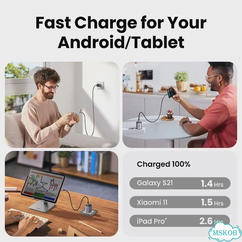 Зарядное устройство ugreen GaN 30W EU Plug USB-C фото 5