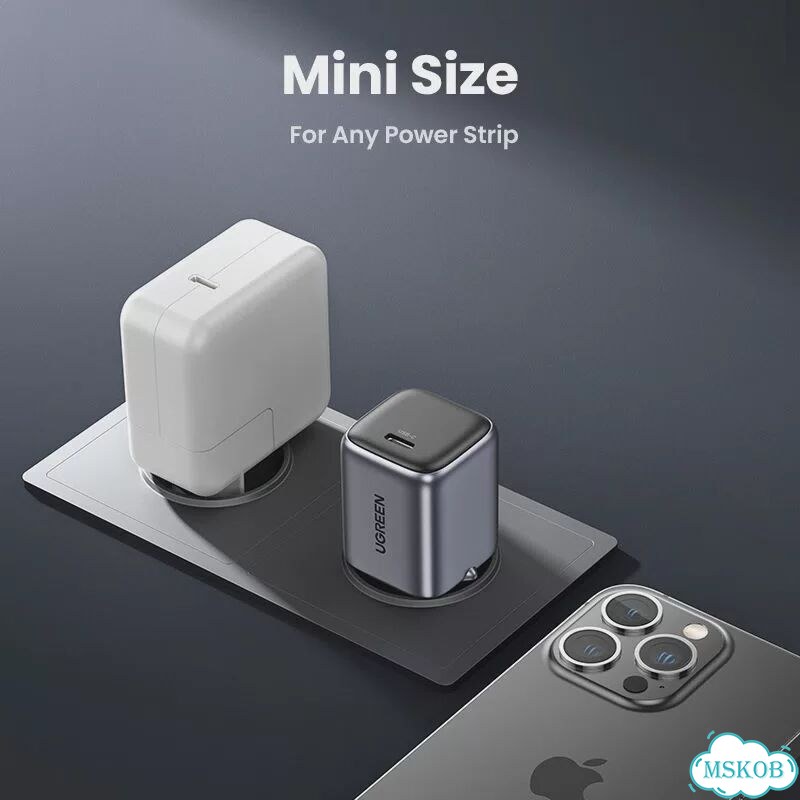 Зарядное устройство ugreen GaN 30W EU Plug USB-C фото 6