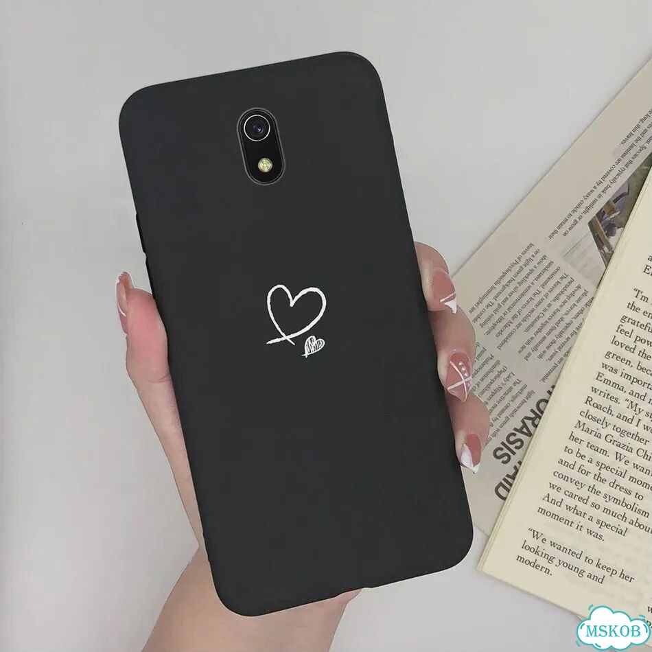 Для Xiaomi Redmi 8A Чехол Redmi8A Butterfly Love Heart Fundas Симпатичная задняя крышка Силиконовый фото 1