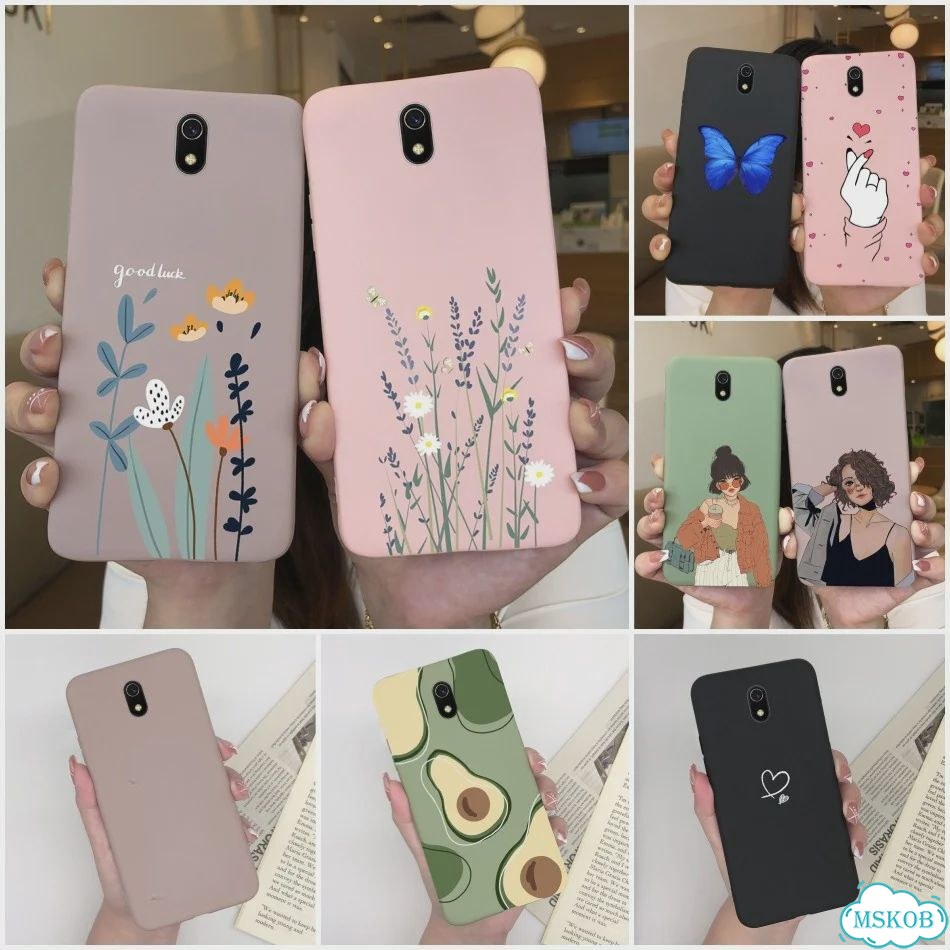 Для Xiaomi Redmi 8A Чехол Redmi8A Butterfly Love Heart Fundas Симпатичная задняя крышка Силиконовый фото 2