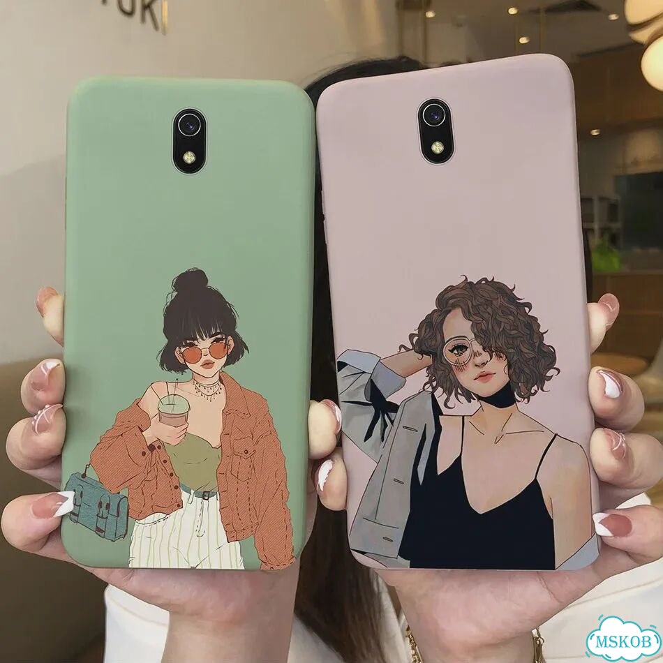 Для Xiaomi Redmi 8A Чехол Redmi8A Butterfly Love Heart Fundas Симпатичная задняя крышка Силиконовый фото 4
