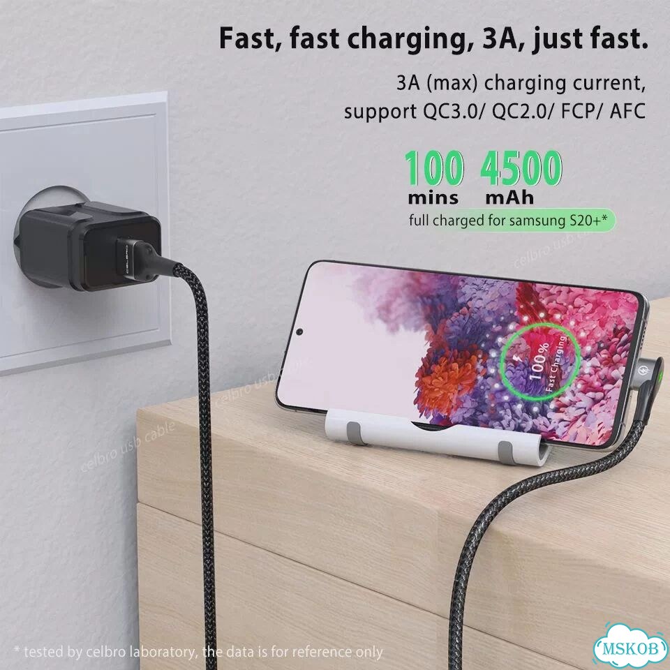 Магнитный кабель 90 градусов Micro USB Type C Кабель для быстрой зарядки для Черный, 1m, 8Pin Black фото 5