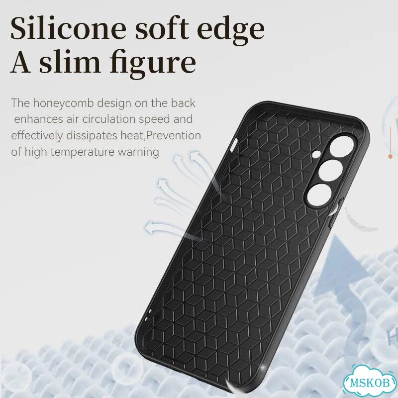 Мягкий кожаный чехол для Samsung Galaxy S22 S23 Ultra S21 Plus FE A53 A13 A52 Серый, Gray, For A52 фото 5