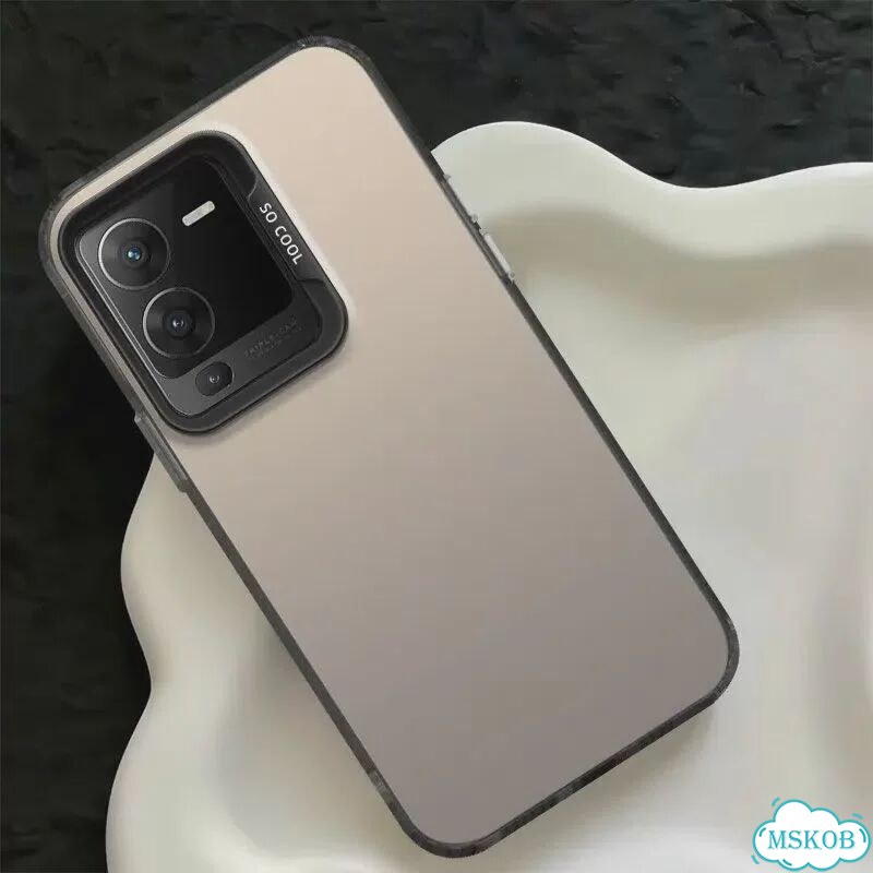 Чехол для vivo V25 Pro, чехол для телефона vivo V25 Pro, чехол Vivo V2158, Серебряный, IMD black фото 2
