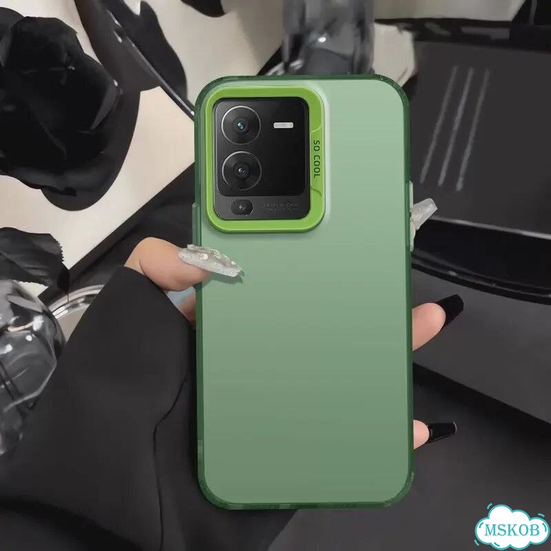 Чехол для vivo V25 Pro, чехол для телефона vivo V25 Pro, чехол Vivo V2158, Серебряный, IMD black фото 4