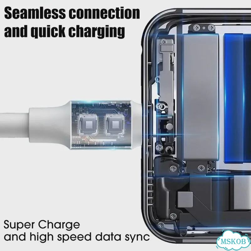 Кабель USB-Type C 1M, белый фото 5
