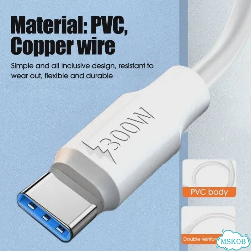 Кабель USB-Type C 1M, белый фото 6