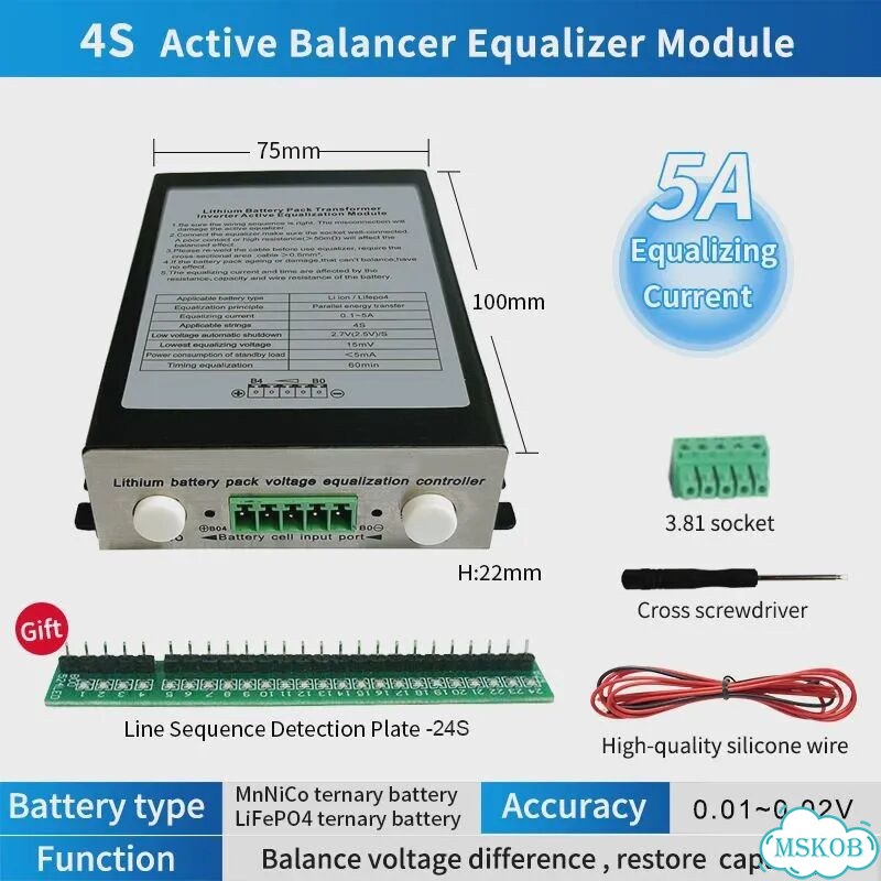 Активный балансир Heltec Wholesale 8S-20S для lifepo4/LiPo аккумуляторов 5A/8A 4-8S 5A фото 7