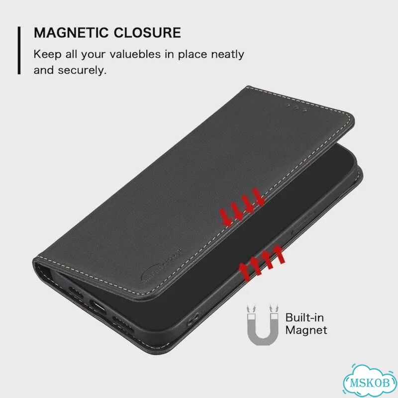 Кожаный чехол для Xiaomi Redmi Note 13 5G, BF17-C фото 5
