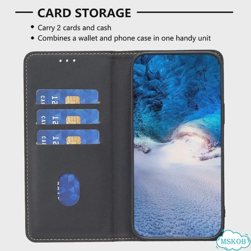 Кожаный чехол для Xiaomi Redmi Note 13 5G, BF17-C фото 6