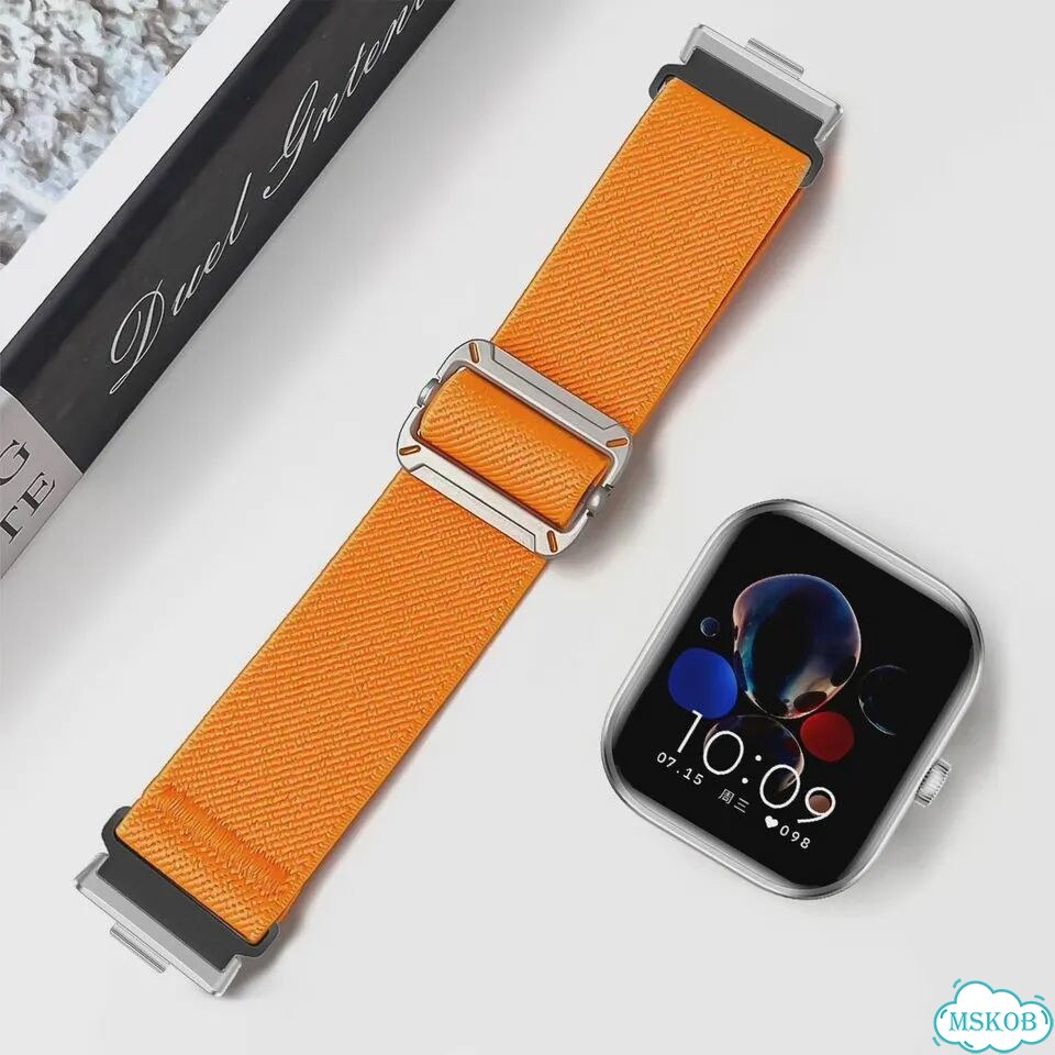 Серый нейлоновый ремешок для Redmi Watch 5 4 фото 5