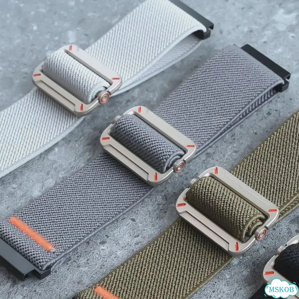 Серый нейлоновый ремешок для Redmi Watch 5 4 фото 7
