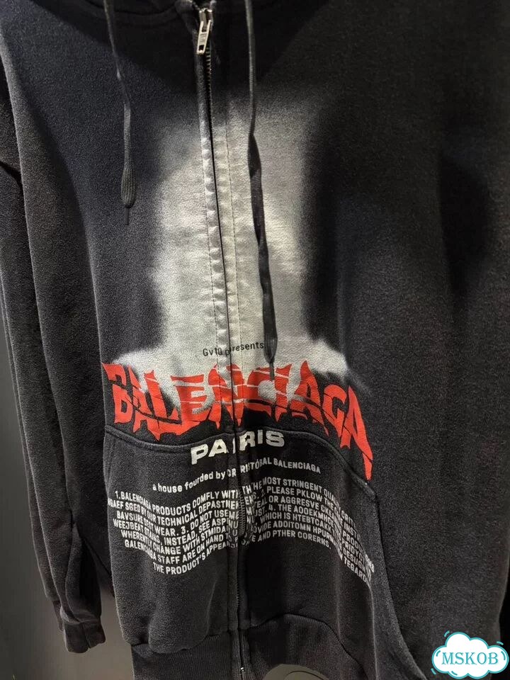 Зип худи Balenciaga (oversize) новинка фото 4