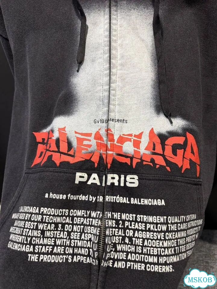Зип худи Balenciaga (oversize) новинка фото 5