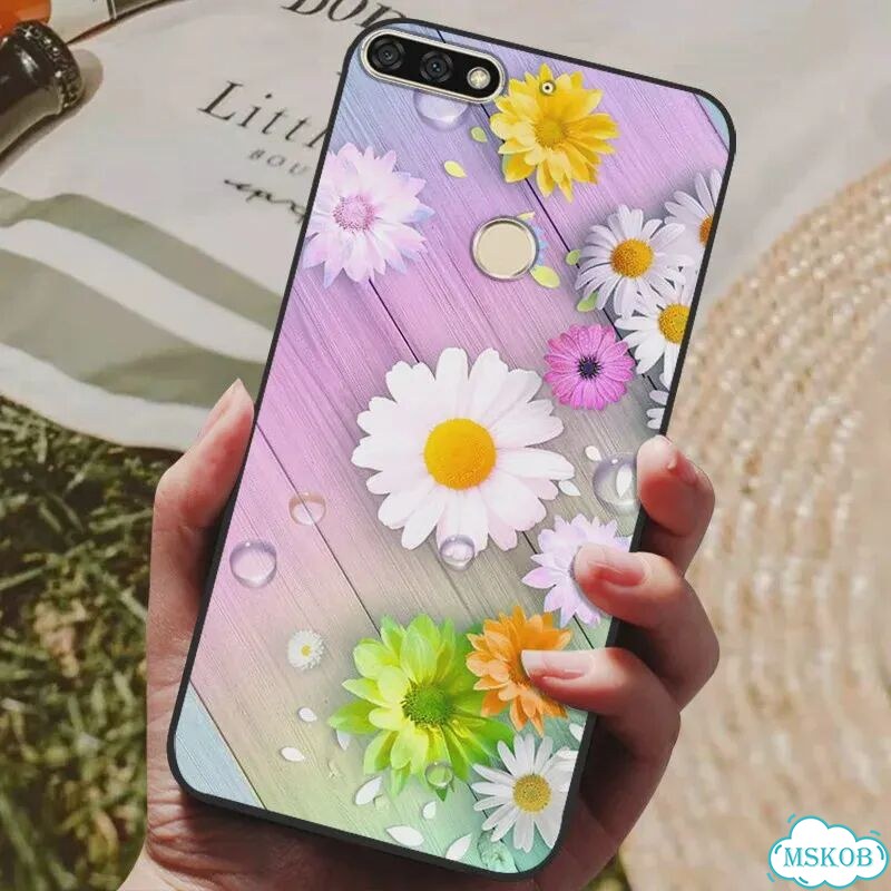 Чехол для Huawei Honor 7C, мягкий силиконовый чехол для телефона Huawei Honor 7C Aum-L41, чехлы из т фото 7