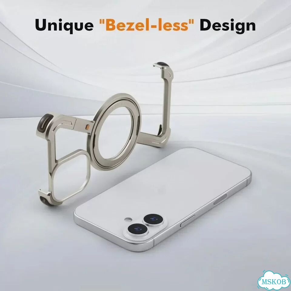 Чехол Oatsbasf Z Shape для iPhone 14 Pro Black с подставкой фото 3