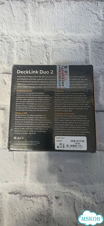 Blackmagic Design DeckLink Duo 2 фото 2