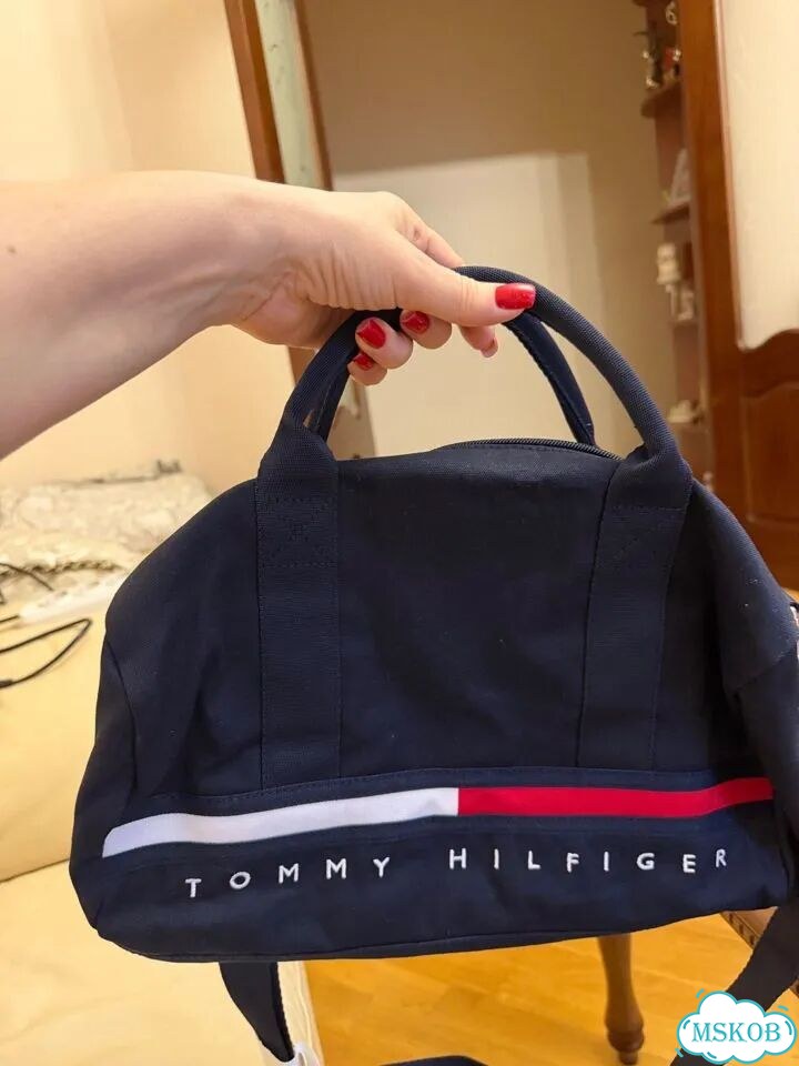 Tommy Hilfiger Сумка унисекс новая 100% хлопок фото 2