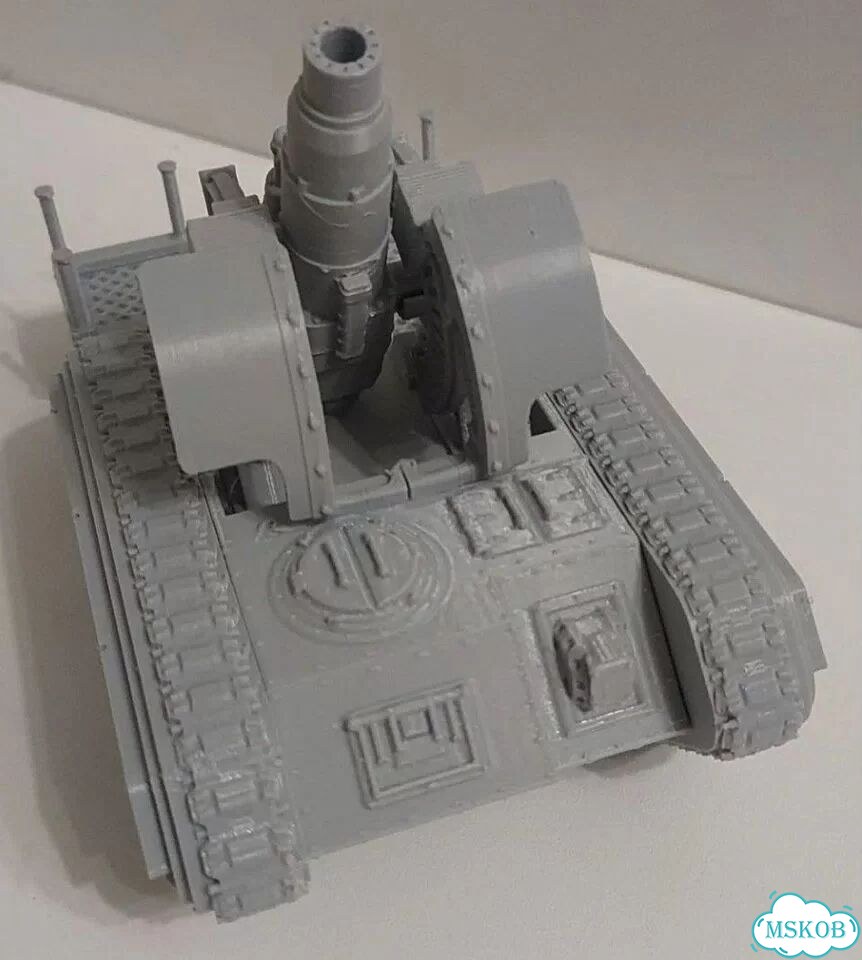 Миниатюра Warhammer 40000 осадная мортира Медуза фото 1