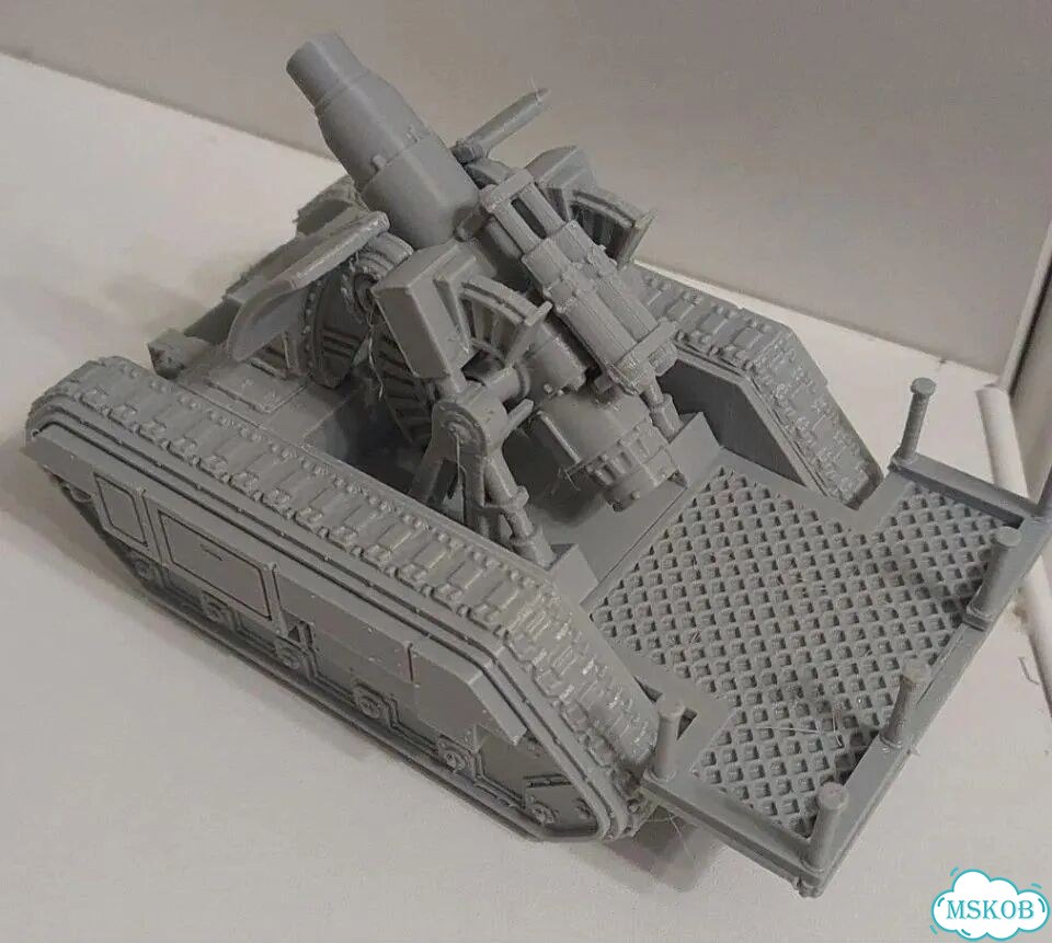 Миниатюра Warhammer 40000 осадная мортира Медуза фото 3
