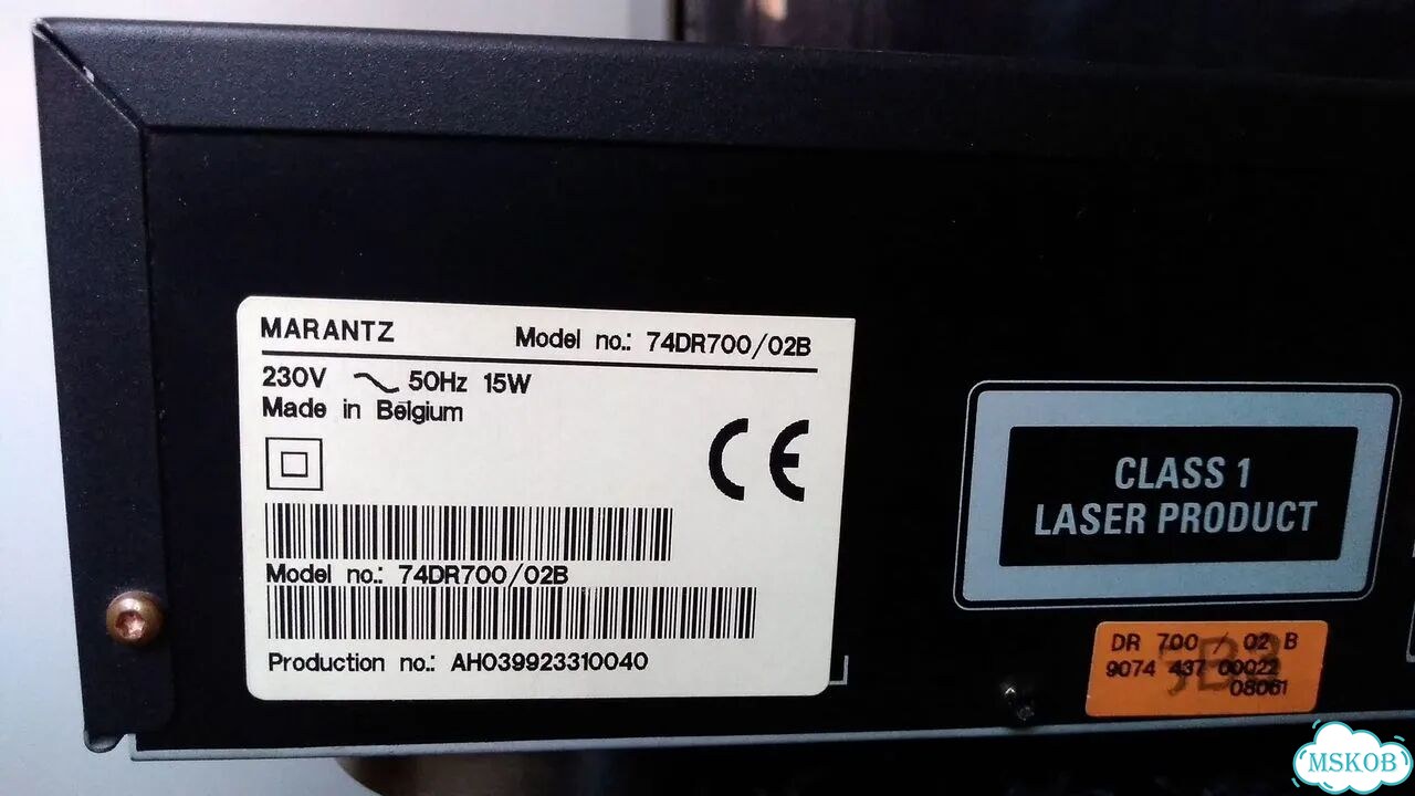 Ретро CD-рекордер Marantz DR700 винтаж Бельгия фото 8