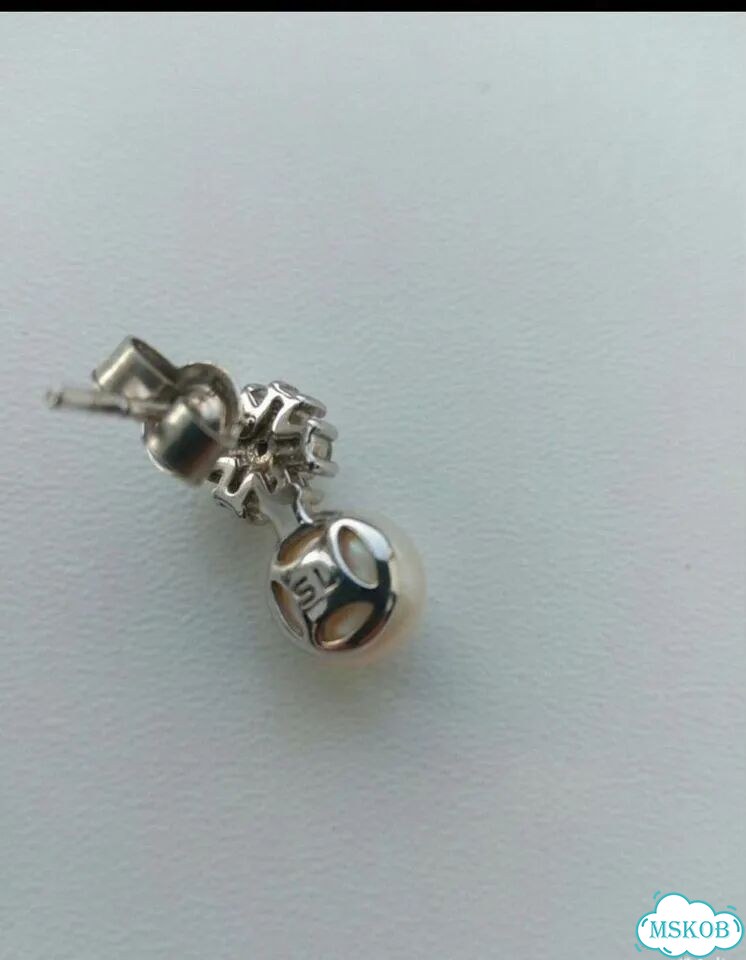 Серьги с жемчугом для важных событий фото 4