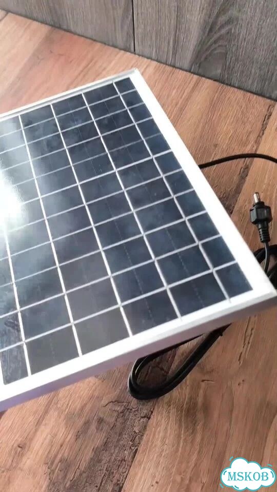 Солнечная панель батарея 6v уличная новая фото 1