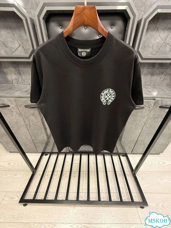 Футболка Chrome Hearts черная и белая фото 2