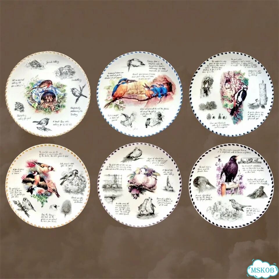 Тарелки Wedgwood Птицы Записки орнитолога фото 1